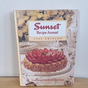 Vintage Sunset Recipe Annual 1989 Edition Hardcover Cookbook